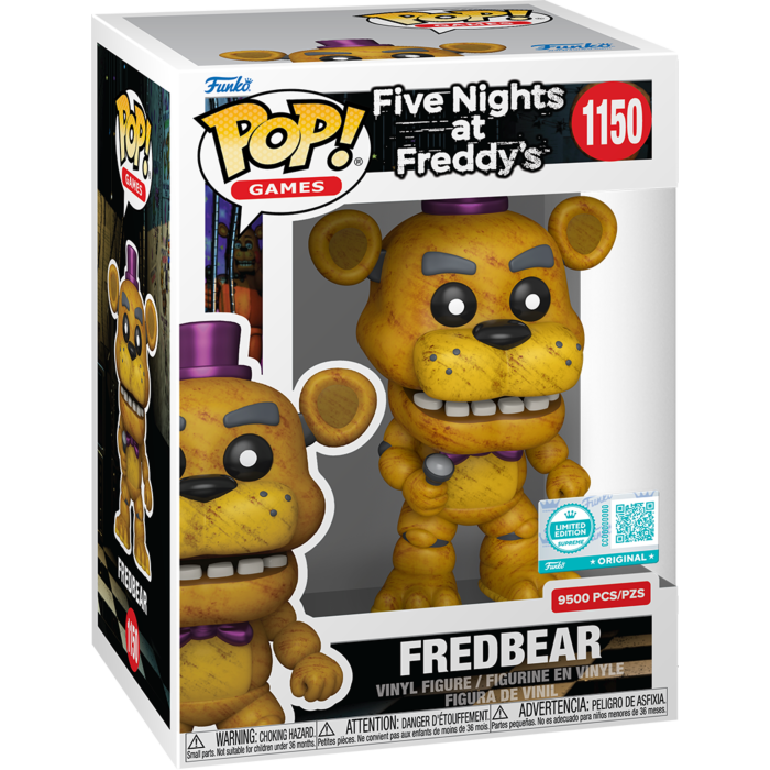 Five Nights at Freddy's - Fredbear Pop! Vinyl Figure (Supreme Limited Edition)