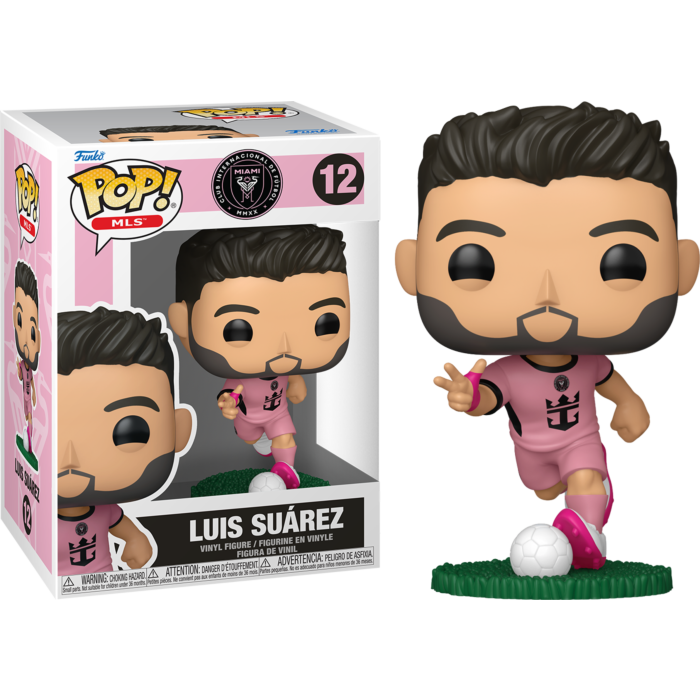 Pre-Order: MLS: Inter Miami (Soccer) - Luis Suarez (Pink Uniform) Pop! Vinyl Figure