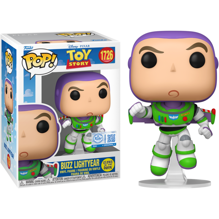 Pre-Order: Toy Story - Buzz Lightyear Glow-in-the-Dark Pop! Vinyl Figure