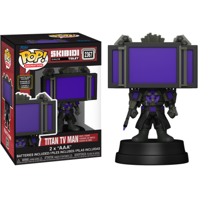 Pre-Order: Skibidi Toilet - Titan TV Man with Light & Sound Pop! Vinyl Figure