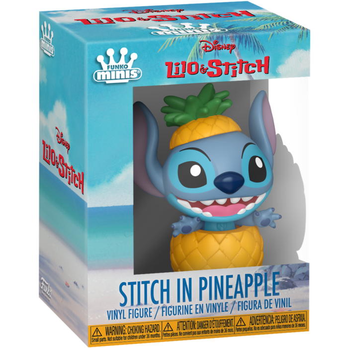 Pre-Order: Lilo &amp; Stitch - Stitch Funko Minis 3" Vinyl Figure-  Stitch in Pineapple