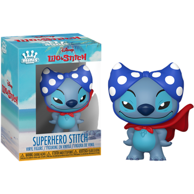 Pre-Order: Lilo & Stitch - Stitch Funko Minis 3" Vinyl Figure- Superhero
