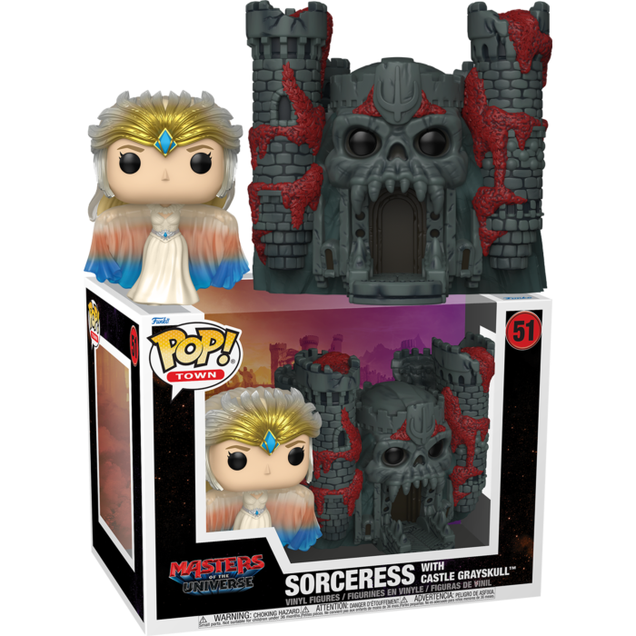 Pre-Order: Masters of the Universe (2026) - Castle Grayskull with Sorceress Pop! Town Vinyl Figure
