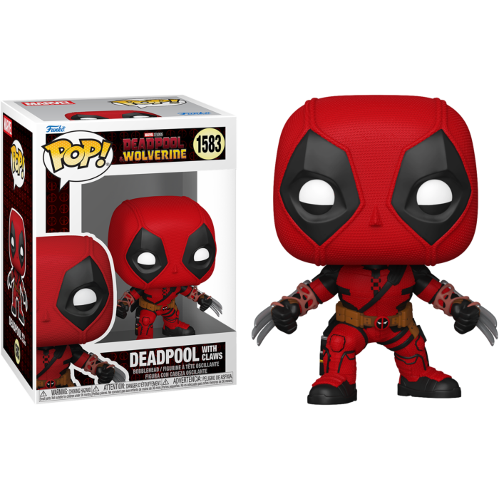 Pre-Order: Deadpool &amp; Wolverine (2024) - Deadpool with Claws Pop! Vinyl Figure