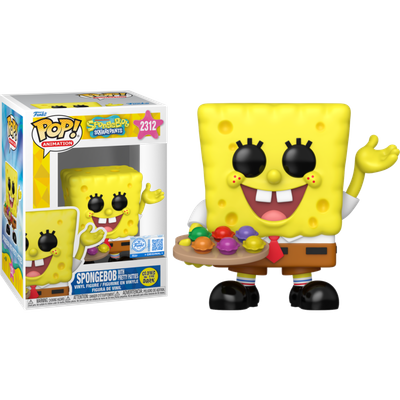 SpongeBob SquarePants - SpongeBob with Pretty Patties Glow-in-the-Dark Pop! Vinyl Figure