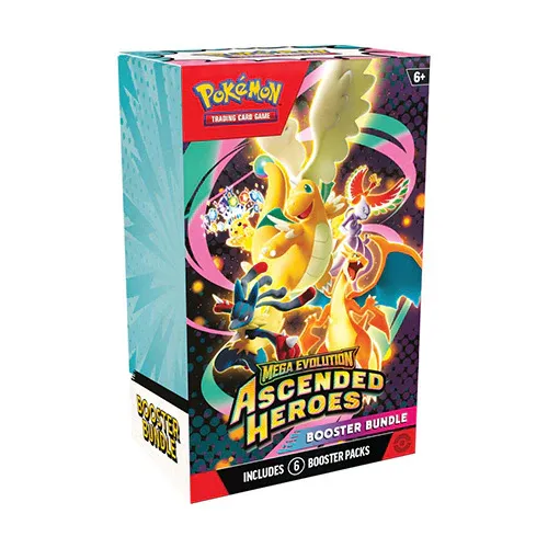 Pre-Order: Pokemon TCG Mega Evolution Ascended Heroes Booster Bundle