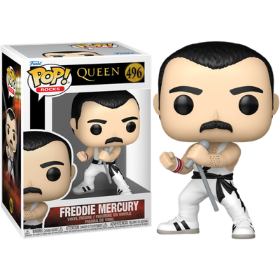 Pre-Order: Queen - Freddie Mercury (White Singlet) Pop! Vinyl Figure
