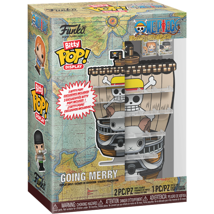 Pre-Order: One Piece - Going Merry Bitty Pop! Display Shelf