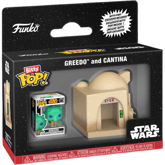 Pre-Order: Star Wars - Greedo &amp; Cantina Bitty Pop! Town Vinyl Figure