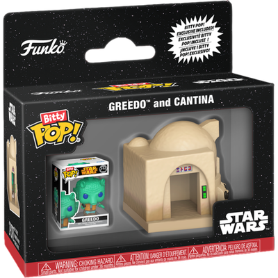 Pre-Order: Star Wars - Greedo &amp; Cantina Bitty Pop! Town Vinyl Figure