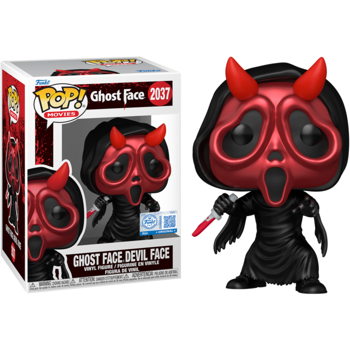 Pre-Order: Ghost Face - Ghost Face Devil Face Metallic Pop! Vinyl Figure