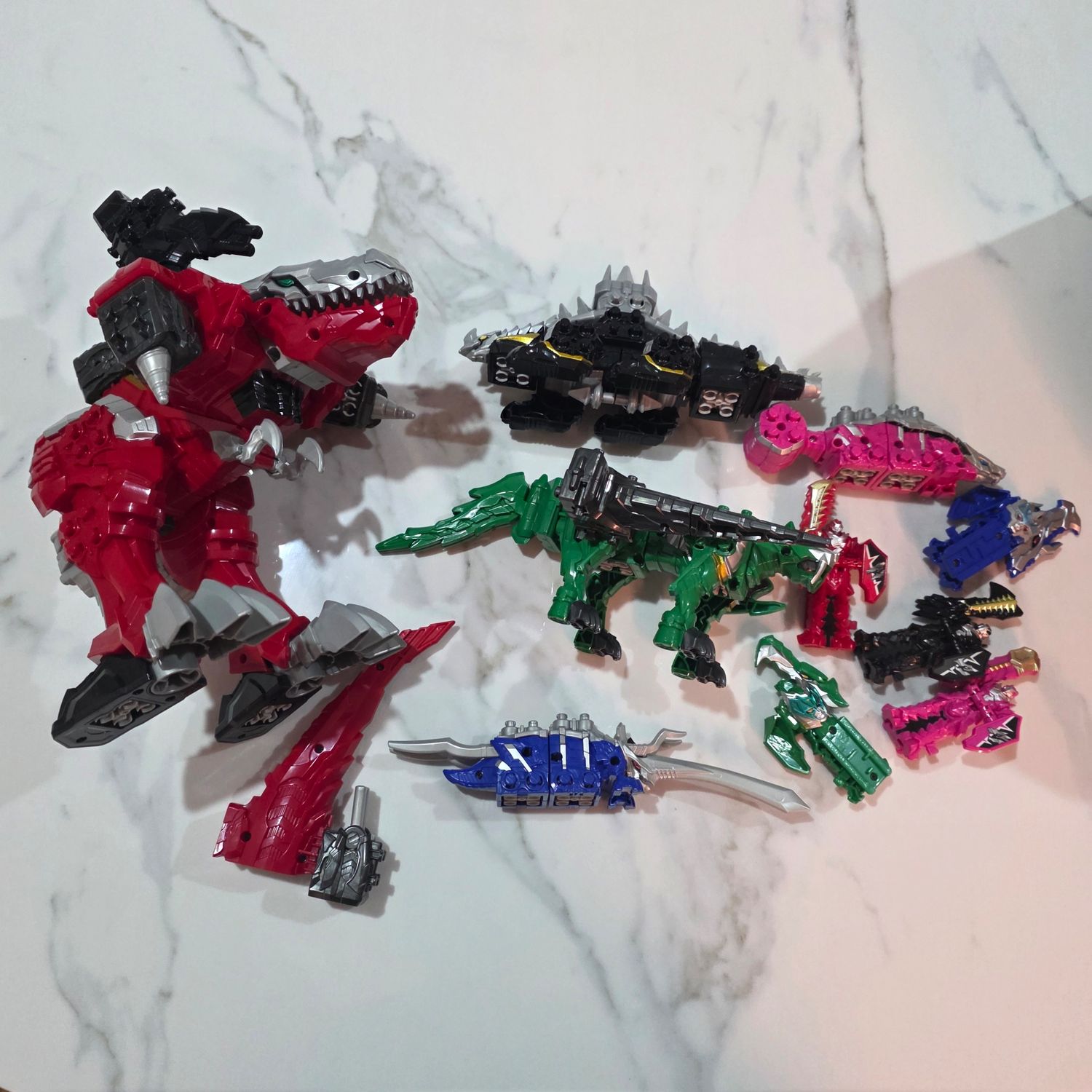 Power Rangers Dino Fury Ryusoulger DX KishiRyuOh Five Knights Megazord Bandai