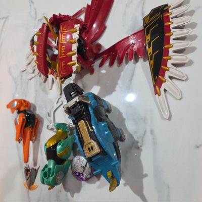 Hyakujuu Sentai Gaoranger Hyakujuu Gattai DX Figure Gao Icarus Toy BANDAI 2001 - alternate product image 2