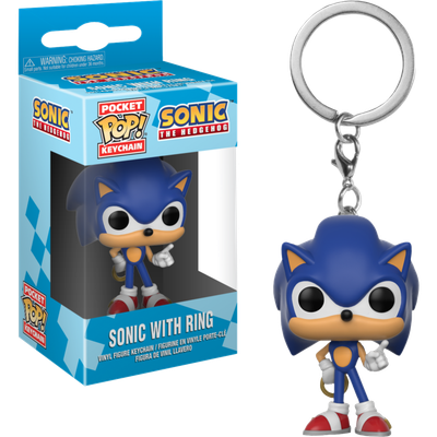 Pre-Order: Sonic - Sonic with Ring Pocket Pop! Vinyl Keychain