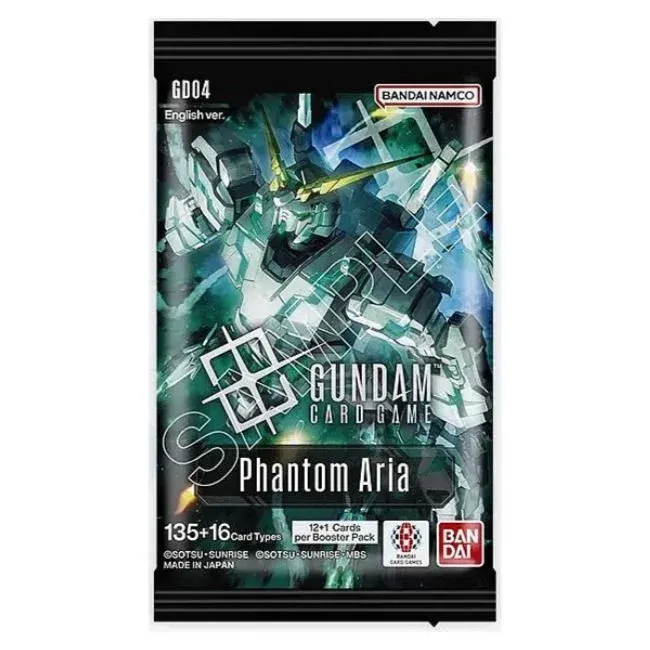 Pre-Order: Gundam Card Game Phantom Aria GD04 Booster Pack (1 Single Pack)