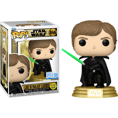 Pre-Order: Star Wars - Luke Skywalker (Legends) Glow-in-the-Dark Pop! Vinyl Figure