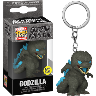 Pre-Order: Godzilla Minus One (2023) - Godzilla Glow-in-the-Dark Pocket Pop! Keychain