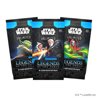 Star Wars Unlimited - Legends of the Force Booster Pack (1 Single Pack)