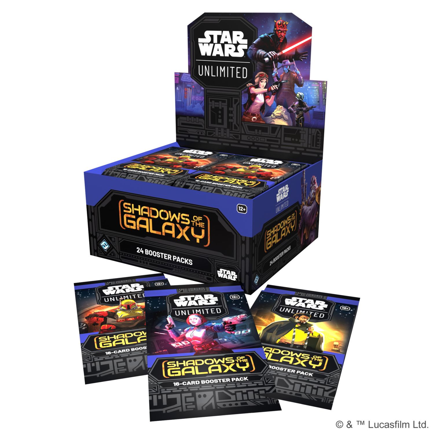 Star Wars: Unlimited - Shadows of the Galaxy Booster Pack (16 Cards) (1 Single Pack)