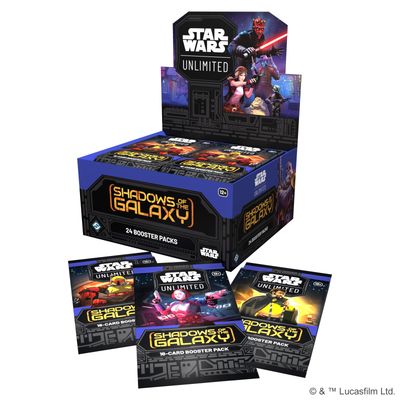 Star Wars: Unlimited - Shadows of the Galaxy Booster Pack (16 Cards) (1 Single Pack)