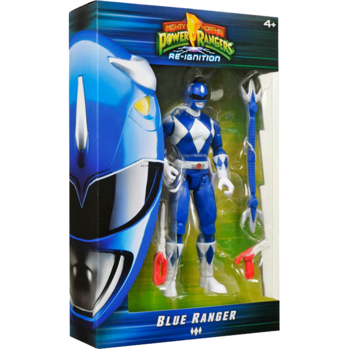Mighty Morphin Power Rangers: Re-Ignition - Power Rangers Basic 5.25" Action Figure- Blue Ranger