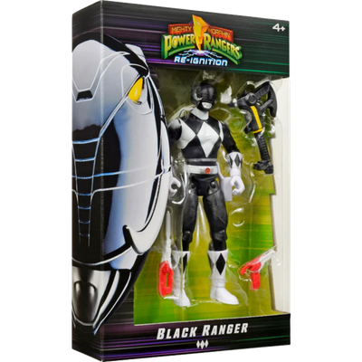 Mighty Morphin Power Rangers: Re-Ignition - Power Rangers Basic 5.25" Action Figure- Black Ranger