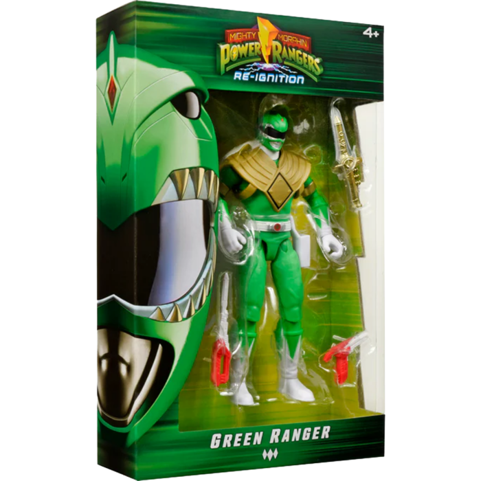 Mighty Morphin Power Rangers: Re-Ignition - Power Rangers Basic 5.25" Action Figure- Green Ranger