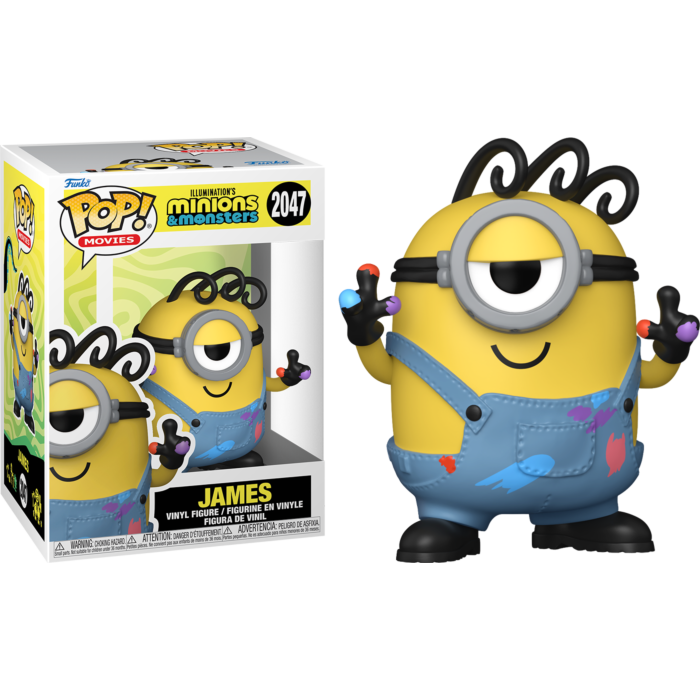Pre-Order: Minions &amp; Monsters - James Pop! Vinyl Figure