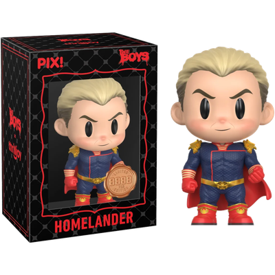 Pre-Order: The Boys - Homelander Pix! Vinyl Figure (with Soldier Boy CHASE &amp; Homelander SUPER CHASE)