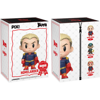 Pre-Order: The Boys - Homelander Pix! Vinyl Figure (with Soldier Boy CHASE &amp; Homelander SUPER CHASE)