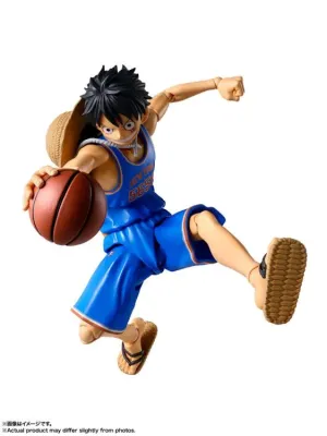 Pre-Order: One Piece x NBA S.H.Figuarts Monkey D. Luffy (New York Knicks) Exclusive Action Figure