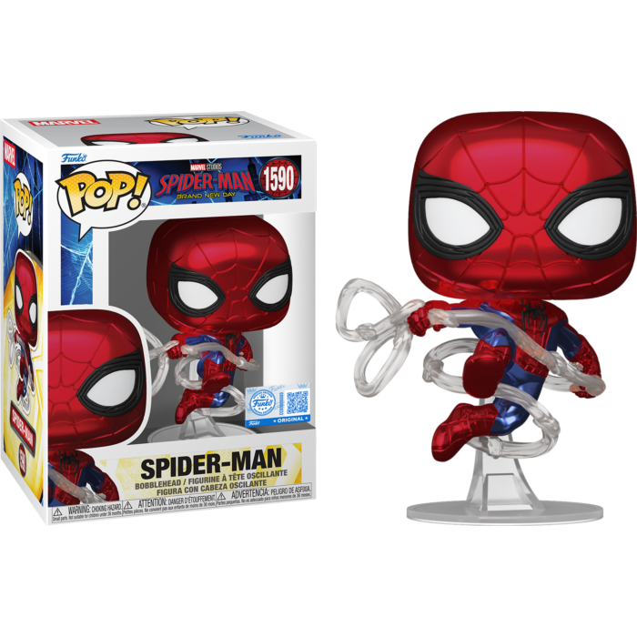 Pre-Order: Spider-Man: Brand New Day (2026) - Spider-Man Metallic Pop! Vinyl Figure