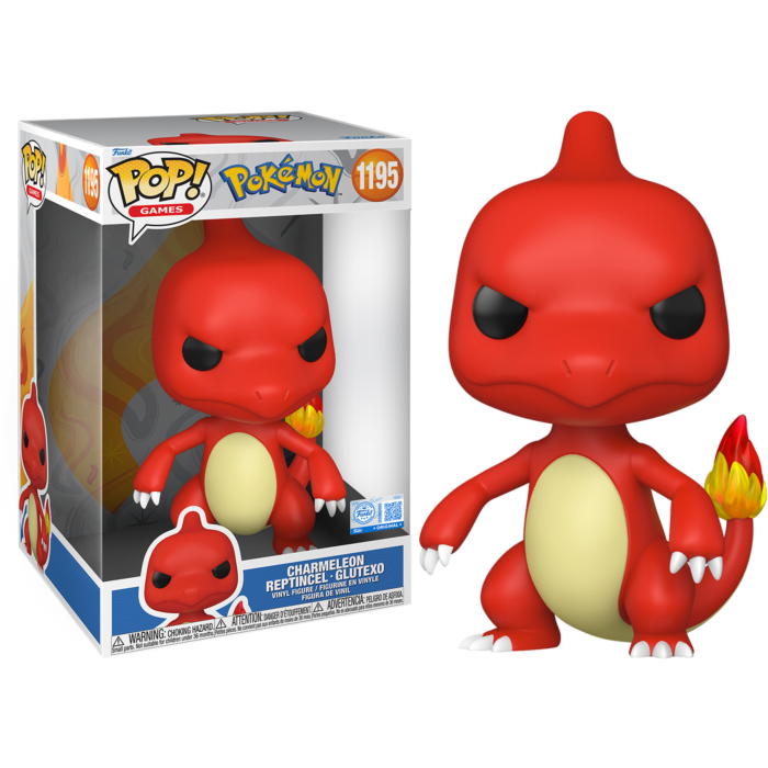 Pre-Order: Pokemon - Charmeleon 10" Jumbo Pop! Vinyl Figure