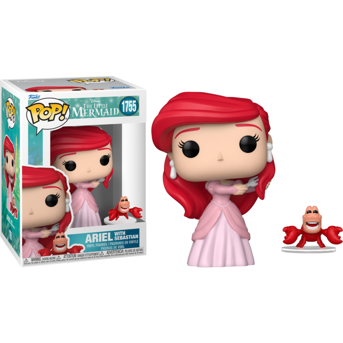 Pre-Order: The Little Mermaid (1989) - Ariel with Sebastian Pop! Vinyl Figure