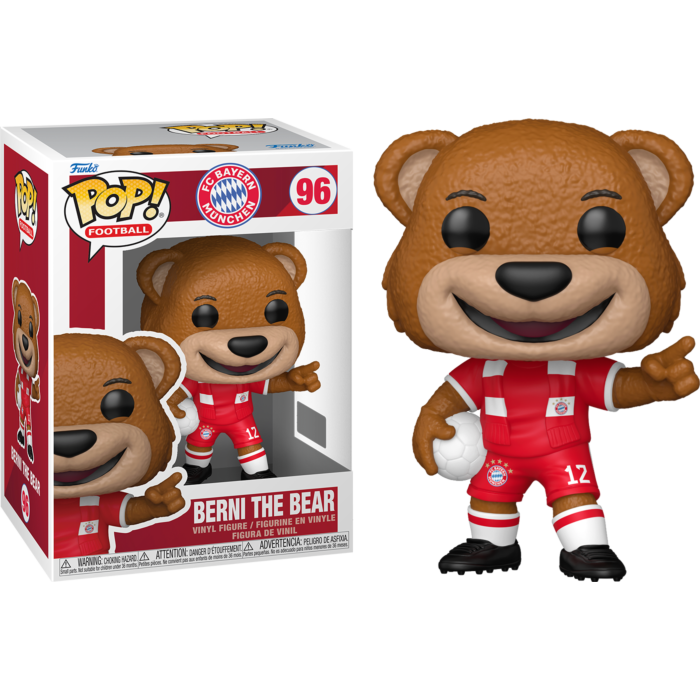 Pre-Order: Football (Soccer): Bayern Munich - Berni The Bear Pop! Vinyl Figure
