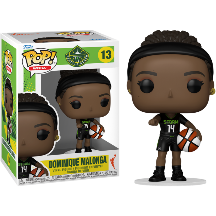 Pre-Order: WNBA Basketball - Dominique Malonga (Seattle Storm) Pop! Vinyl Figure