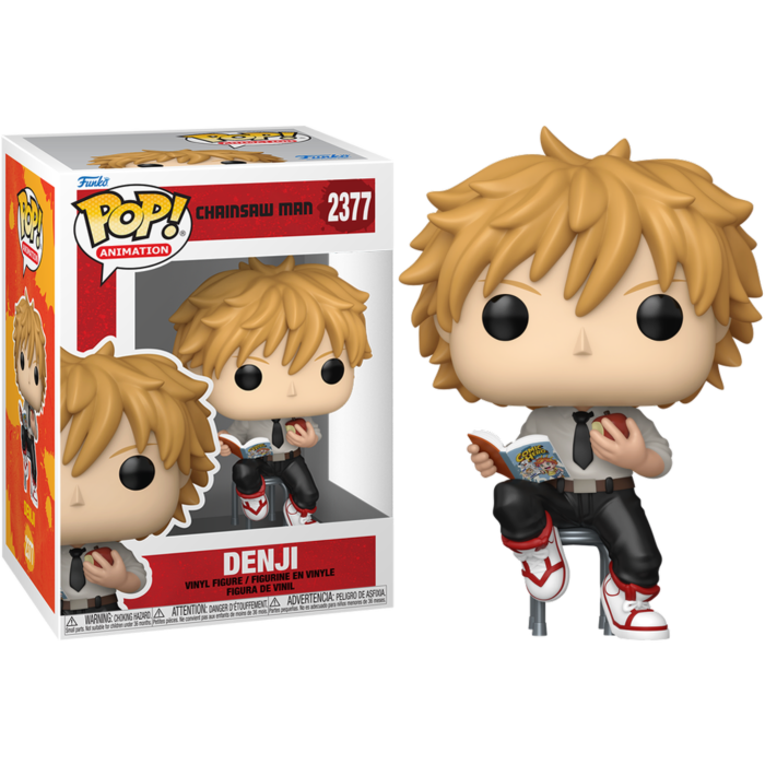 Pre-Order: Chainsaw Man - Denji Reading Pop! Vinyl Figure