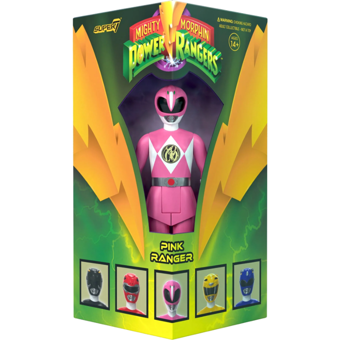 Mighty Morphin Power Rangers - Pink Ranger ReAction 3.75" Action Figure (2023 SDCC Exclusive)