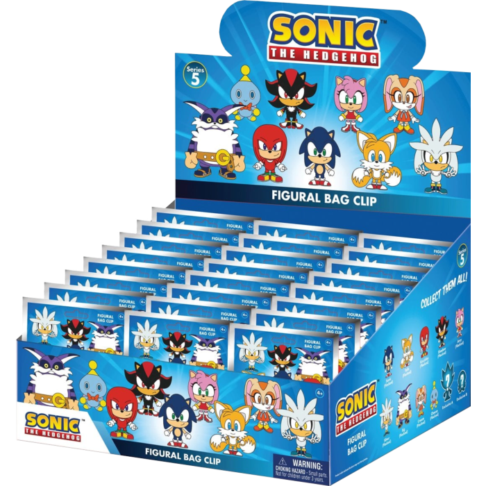Sonic the Hedgehog - (Series 05) 3D Figural Foam Bag Clip Blind Bag (1 Single Bag)