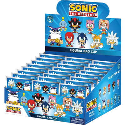 Sonic the Hedgehog - (Series 05) 3D Figural Foam Bag Clip Blind Bag (1 Single Bag)