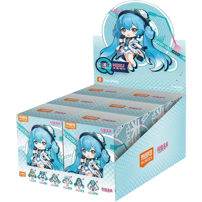Hatsune Miku - Miku With You DaaLaMode Q Series Blind Box Articulated Model Kit (1 Single Box)