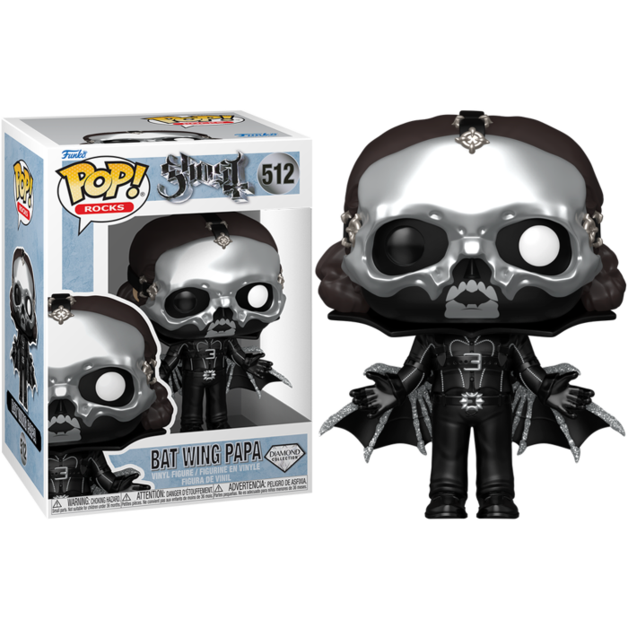 Pre-Order: Ghost - Bat Wing Papa Diamond Glitter Pop! Vinyl Figure