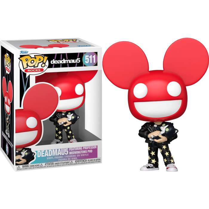 Pre-Order: Deadmau5 - Deadmau5 Featuring Professor Meowington PHD Pop! Vinyl Figure