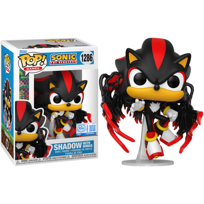 Pre-Order: Sonic the Hedgehog - Shadow with Wings Pop! Vinyl Figure