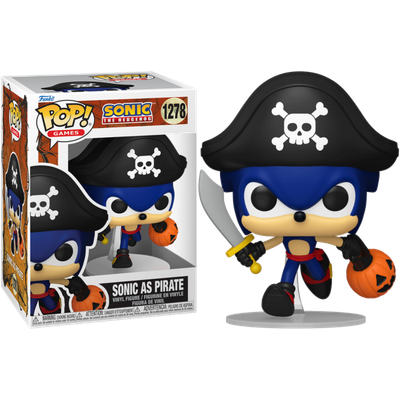 Pre-Order: Sonic the Hedgehog - Sonic as Pirate (Halloween) Pop! Vinyl Figure