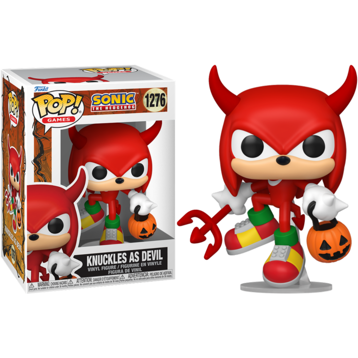 Pre-Order: Sonic the Hedgehog - Knuckles as Devil (Halloween) Pop! Vinyl Figure
