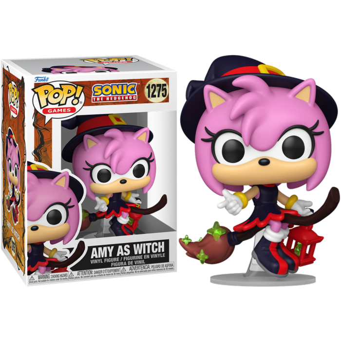 Pre-Order: Sonic the Hedgehog - Amy as Witch (Halloween) Pop! Vinyl Figure