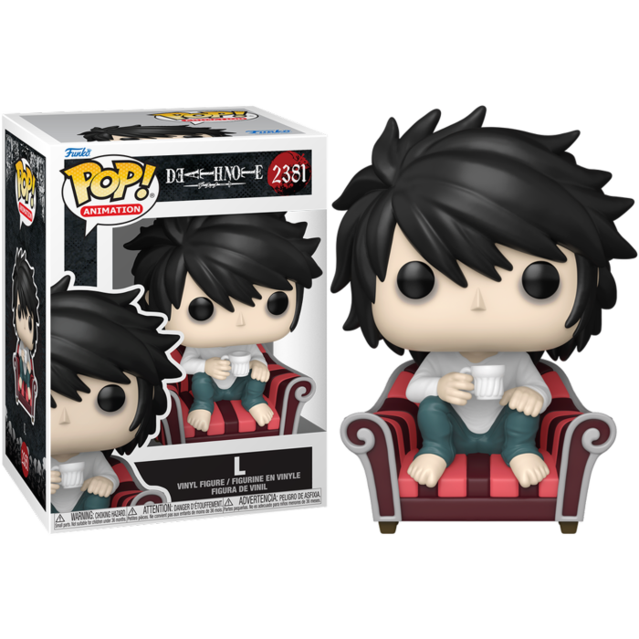 Pre-Order: Death Note - L on Chair Pop! Vinyl Figure