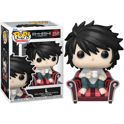 Pre-Order: Death Note - L on Chair Pop! Vinyl Figure