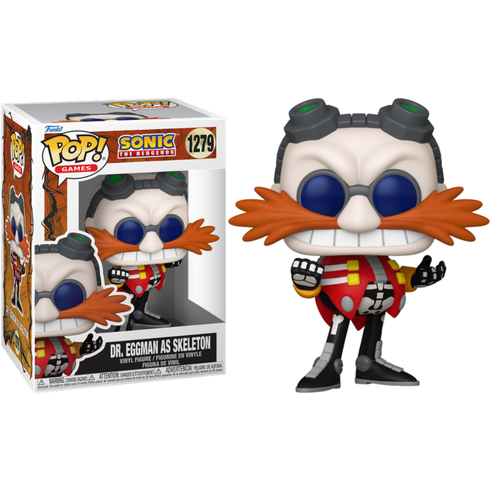 Pre-Order: Sonic the Hedgehog - Dr. Eggman as Skeleton (Halloween) Pop! Vinyl Figure